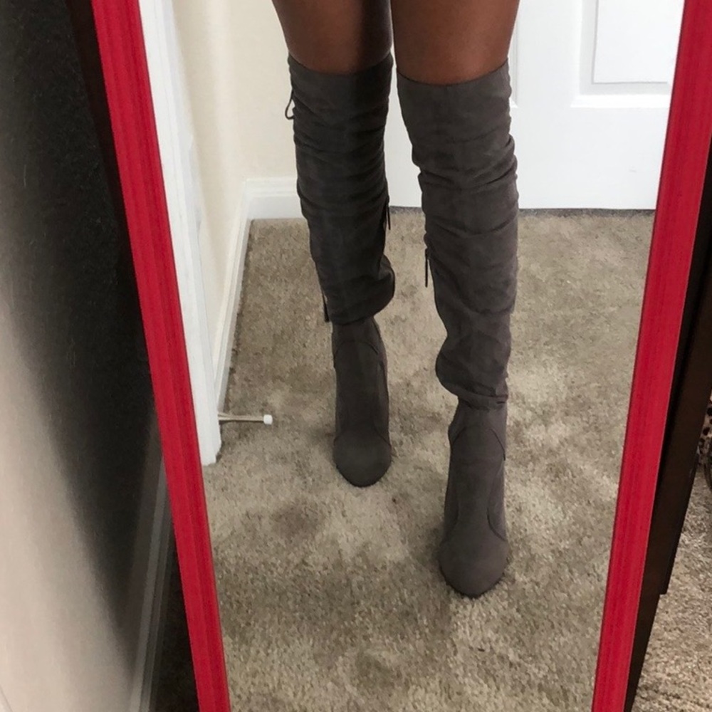 Above the knee boots